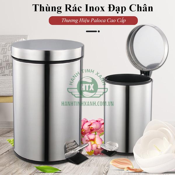 Phòng tắm của bạn hiện đại hơn nhờ thùng rác inox đạp chân