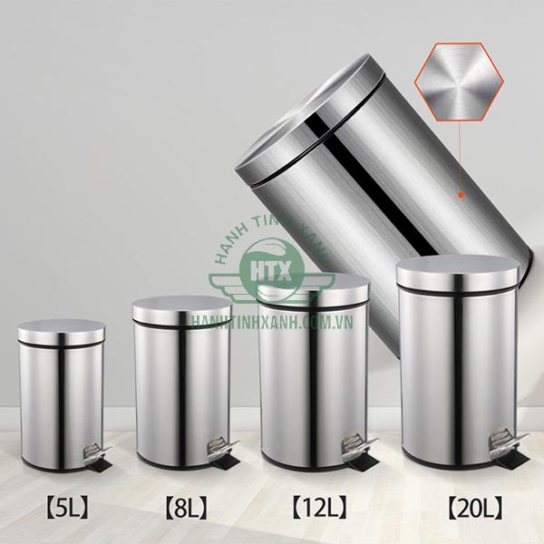 Phòng tắm của bạn hiện đại hơn nhờ thùng rác inox đạp chân