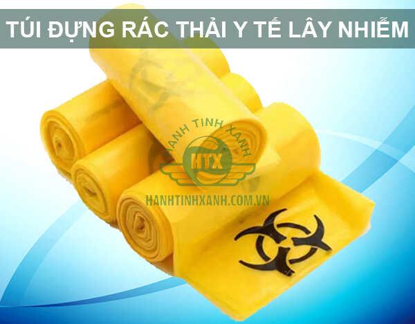 Quy định túi đựng rác thải y tế lây nhiễm