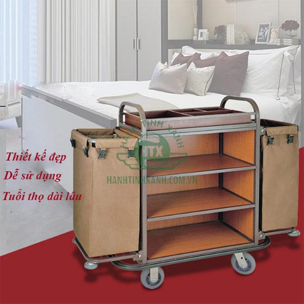 Xe làm buồng khung thép phun sơn, tầng bằng gỗ