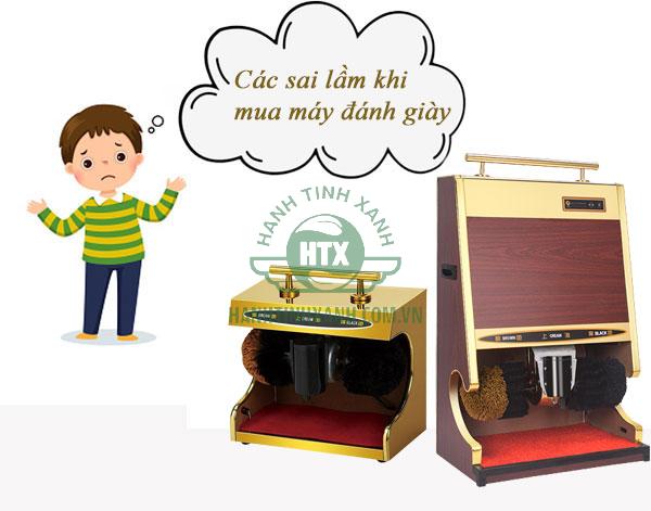 Tránh các lỗi phổ thông khi mua máy đánh giày