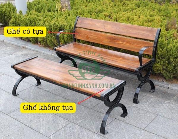 Mỗi loại ghế công viên sẽ có ưu và nhược điểm riêng