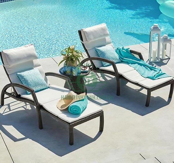 Chỉ cần cấu thành từ chất liệu tốt thì loại giường hồ bơi nào cũng kháng nước tốt