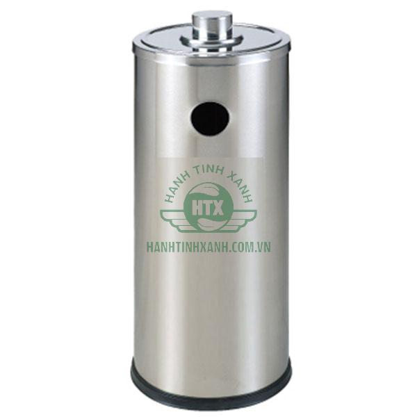 thùng rác gạt tàn inox 