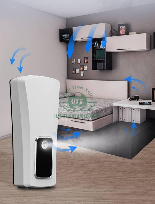 Máy xịt thơm khiến không gian sinh hoạt thơm mát hơn