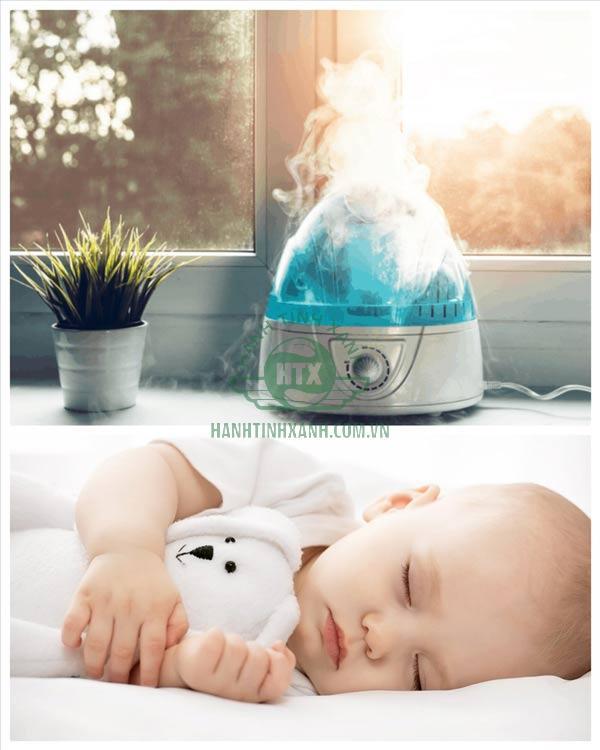 Máy phun sương cần thiết cho phòng ngủ của bé