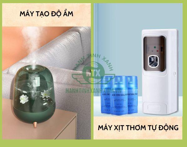 So sánh nhanh máy tạo độ ẩm và máy xịt thơm phòng