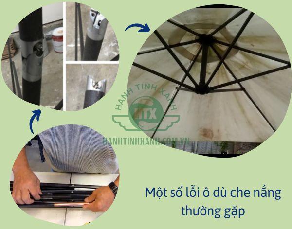 Một số lỗi ô dù thường mắc phải có thể sửa chữa tại nhà