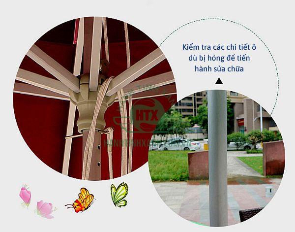 Kiểm tra và nắm rõ các lỗi ô dù thường mắc phải