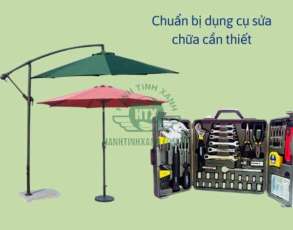 Chuẩn bị những dụng cụ sửa chữa cần thiết 