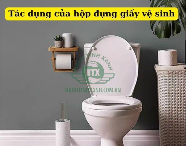 Không gian nhà vệ sinh ngăn nắp gọn gàng