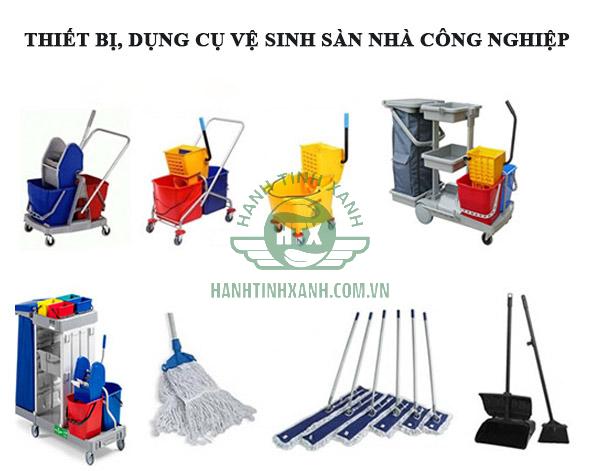 Hành Tinh Xanh cung cấp tất cả các thiết bị, dụng cụ vệ sinh trên