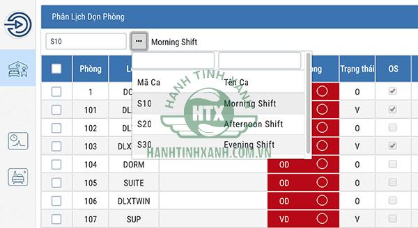 Phần mềm hỗ trợ việc quản lý, phân chia công việc làm buồng