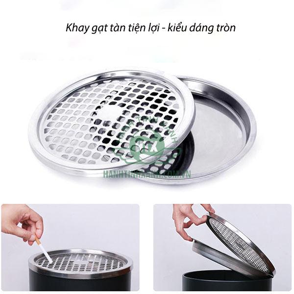 Bộ phận lưới gạt tàn của thùng rác gạt tàn thuốc