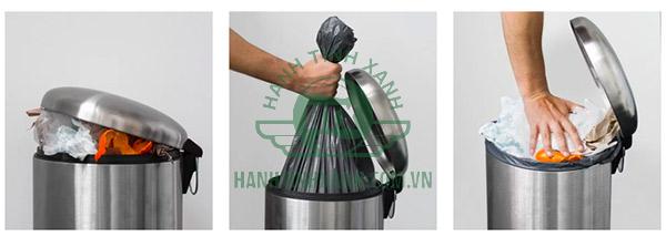 Lỗi để thùng rác bị quá đầy thường rất dễ mắc phải.