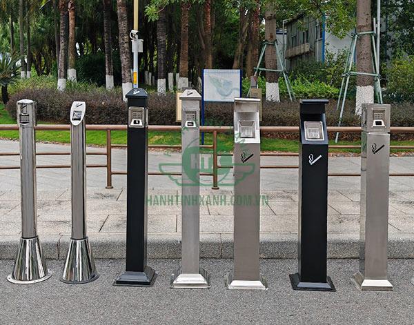 Lựa chọn kiểu dáng trụ gạt tàn phù hợp không gian sử dụng