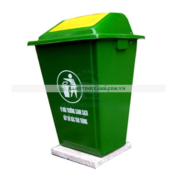 Thùng rác ngoài trời 90L 