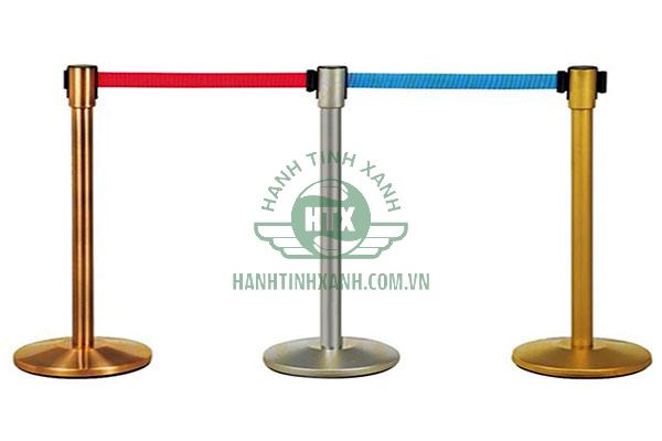 Cột chắn inox dây kéo 