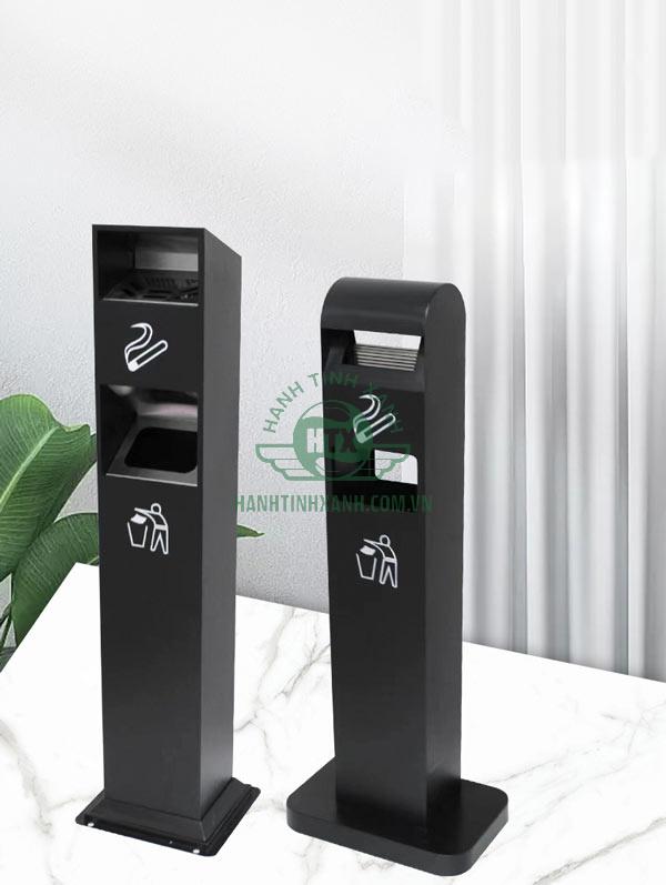 Trụ gạt tàn bằng thép được khá nhiều người yêu thích