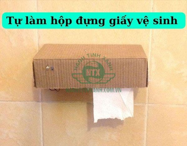 làm hộp đựng giấy vệ sinh