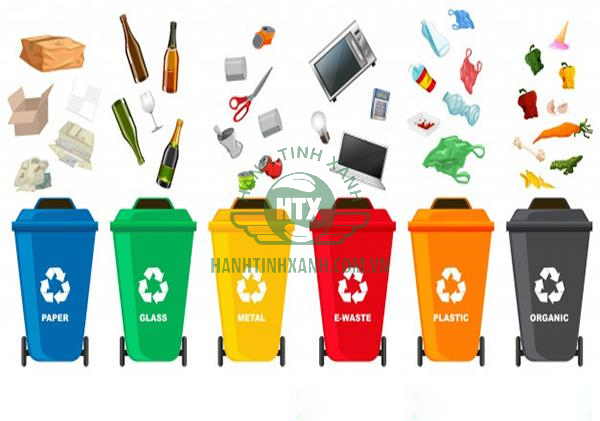 Vai trò thùng đựng rác tái chế