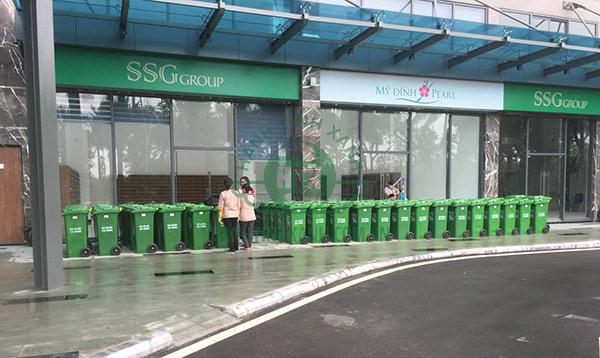 Hành Tinh Xanh là đơn vị chuyên cung cấp thùng rác cho nhiều chung cư cao cấp