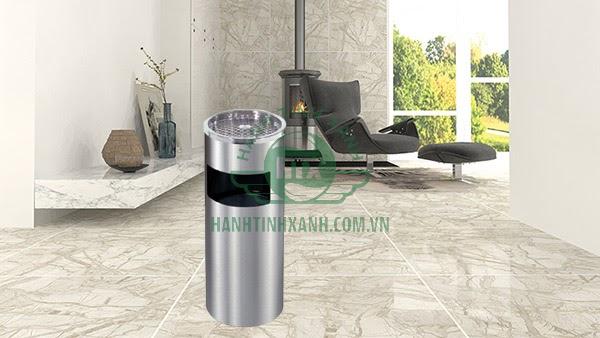 Vì sao khu vực tiền sảnh lại thường dùng thùng rác inox?