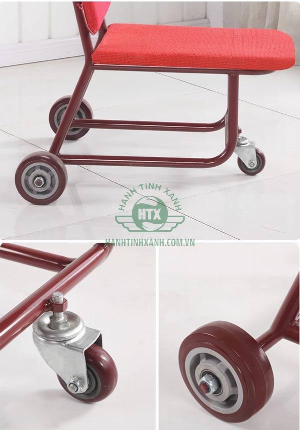 Các chi tiết trên xe vận chuyển ghế giá thấp thường đơn giản, độ bền thấp