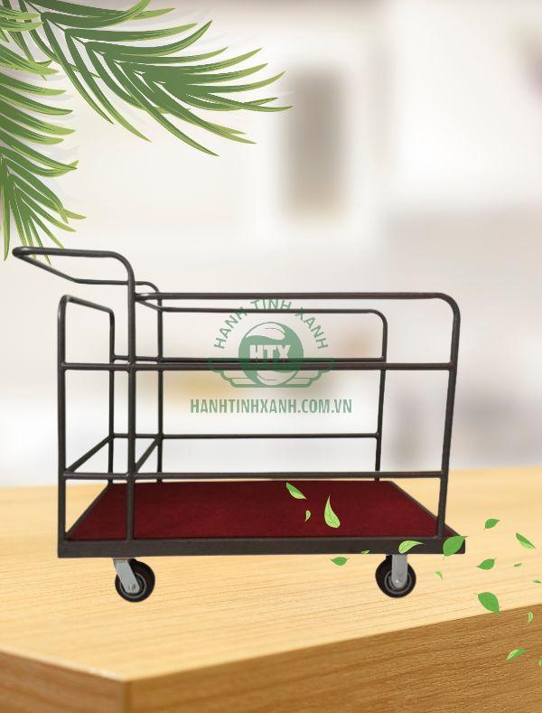 Xe đẩy bàn loại 4 bánh có khung cao cấp