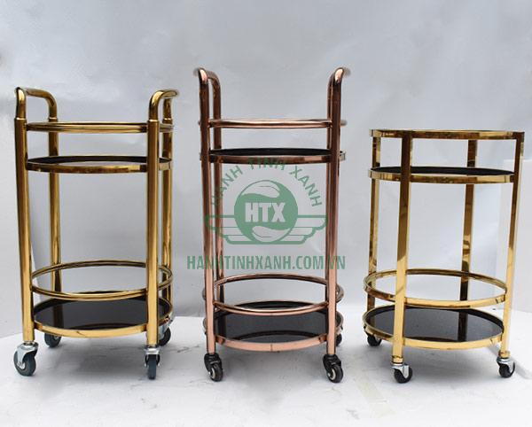 Mẫu xe đẩy rượu mặt kính cường lực rất bền