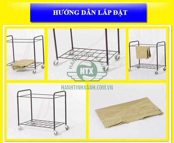 Vệ sinh xe giặt là túi vải dễ. Vệ sinh xong lắp lại túi vải vào khung xe là sử dụng được