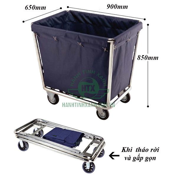 Xe túi vải bạt khung inox được ưa chuộng