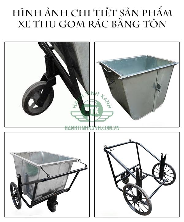 Ưu nhược điểm của các loại xe thu gom rác bằng tôn