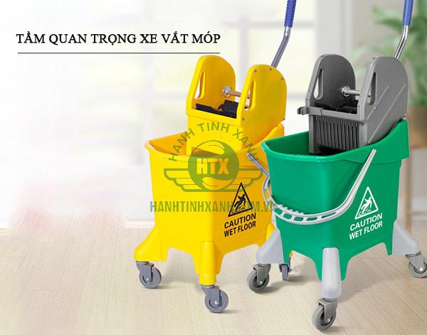 Tầm quan trọng của xe vắt móp - xe vắt nước cây lau sàn