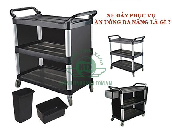 Xe đẩy phục vụ đa năng dùng trong nhà hàng là gì?