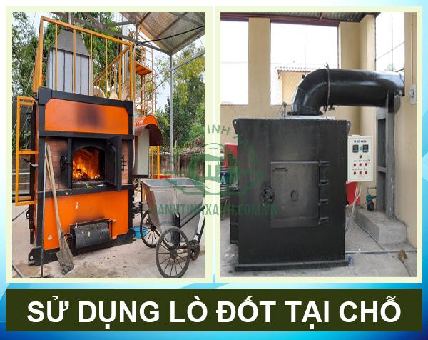 Đốt tại chỗ giúp các đơn vị y tế chủ động trong việc xử lý rác