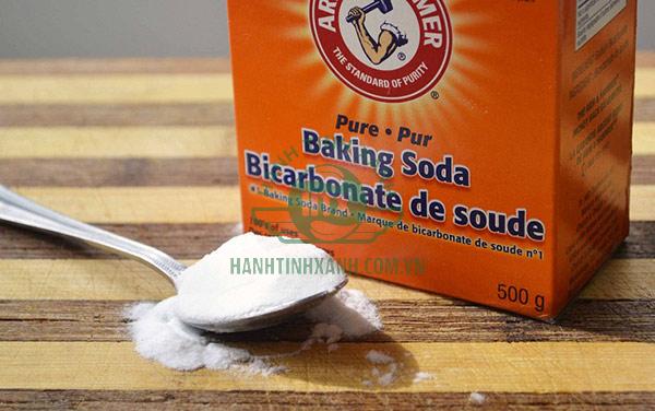 Tẩy vết han gỉ bằng baking soda