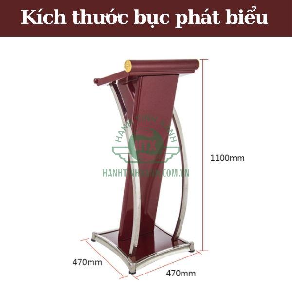 Tham khảo ngay kích thước bục đứng nói chuyện sự kiện