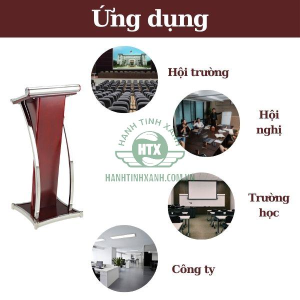 Mẫu bục phát biểu phù hợp với nhiều không gian