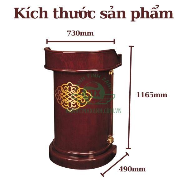 Kích thước bục đứng phát biểu hội trường