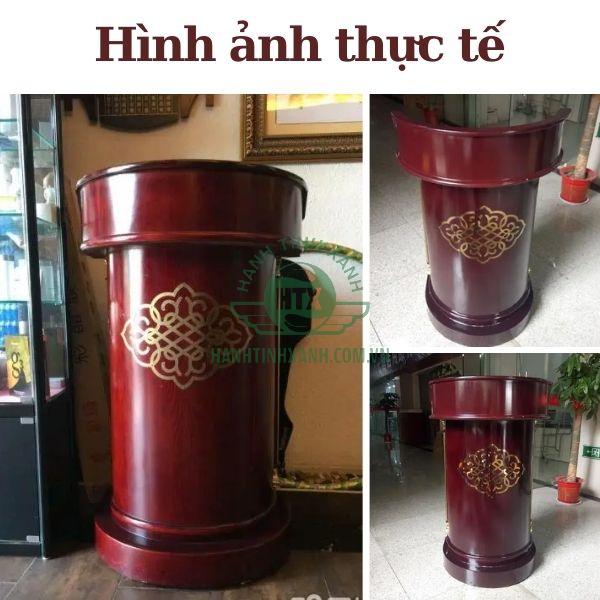 Hình ảnh thực tế của bục đứng thuyết trình