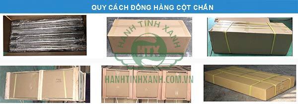 Cột chắn phân làn tại Hành Tinh Xanh được đóng gói cẩn thận