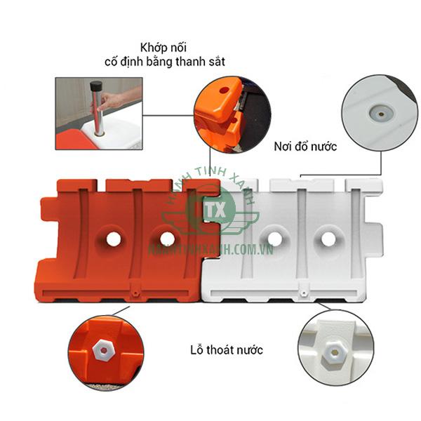 Đặc điểm của sản phẩm dải phân cách đổ nước