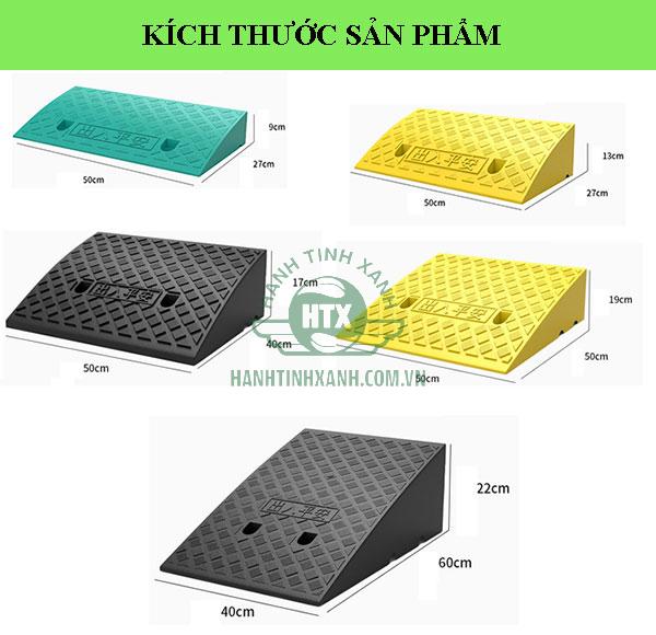 Kích thước dốc bục lên xuống xe máy, ô tô