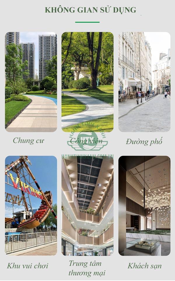 Mẫu ghế công viên thích hợp với các không gian