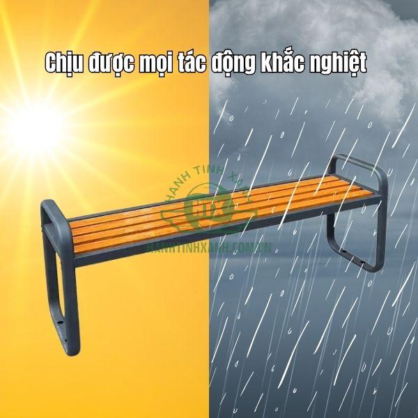 Chiếc ghế ngoài trời đơn giản nhưng độ bền cao