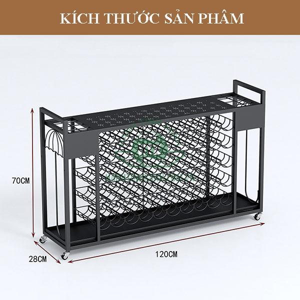 Tham khảo nhanh kích thước kệ để ô dù