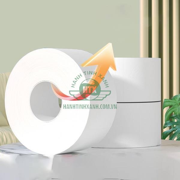 Sử dụng giấy vệ sinh công nghiệp sẽ giúp hạn chế số lần phải thay mới giấy