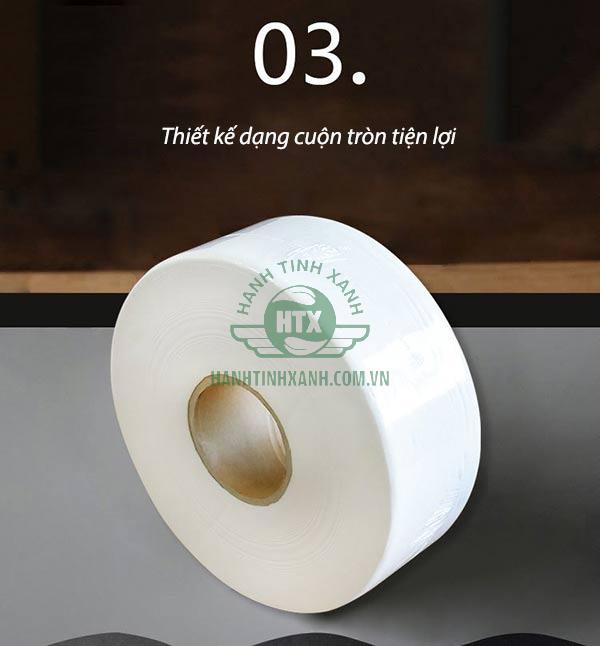 Thiết kế dạng cuộn dễ dàng lấy giấy khi sử dụng