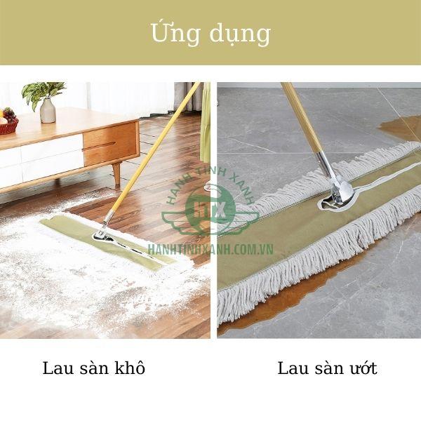 Dễ dàng lắp đặt vào cán cây lau